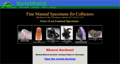Desktop Screenshot of marinmineral.com